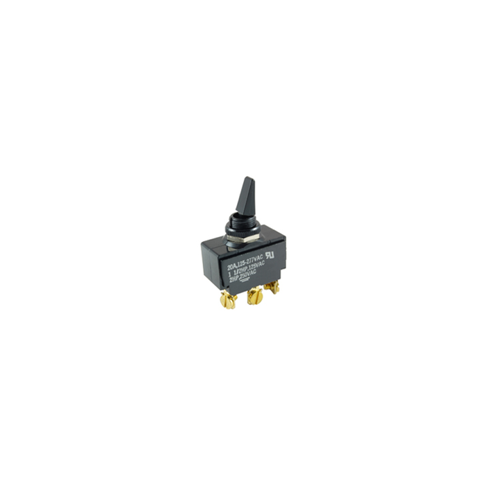 NTE Electronics 54-111 SWITCH PADDLE TOGGLE 20A 125VAC .5" MOUNT TERMINALS