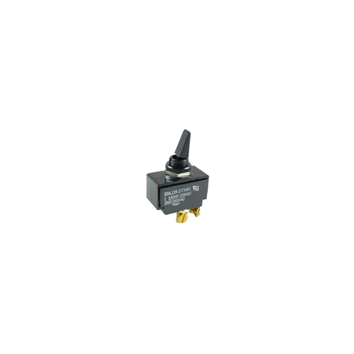 NTE Electronics 54-112 SWITCH PADDLE TOGGLE 20A 125VAC .5" MOUNT TERMINALS