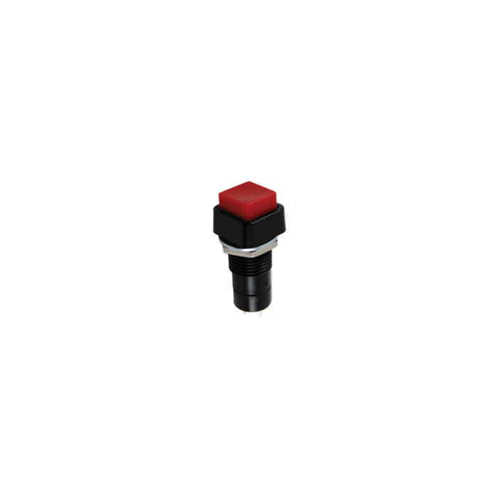 NTE Electronics 54-125 SWITCH PUSHBUTTON RED 3A 250VAC SOLDER LUG TERMINALS