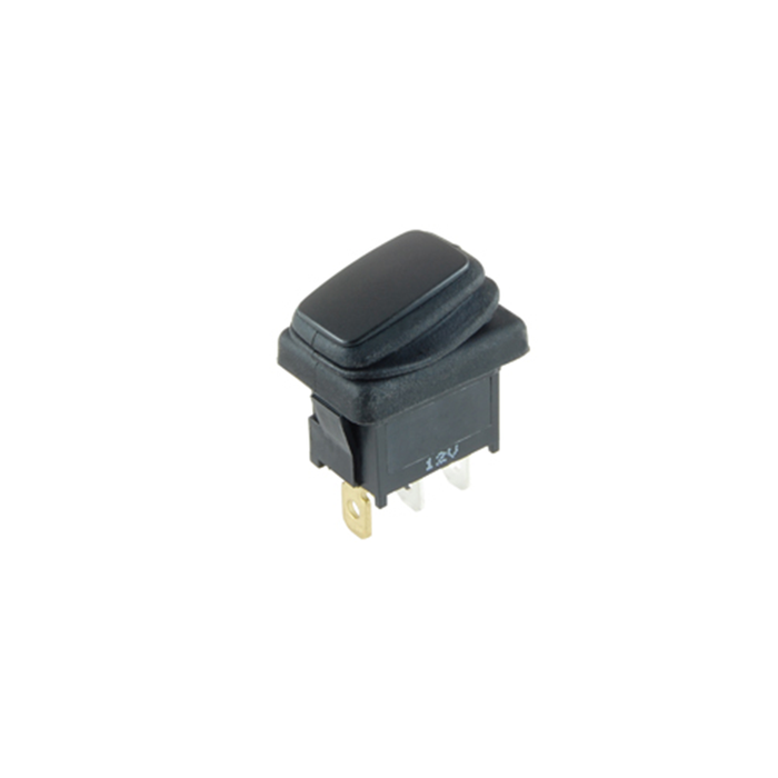 NTE Electronics 54-202W SPDT 16A 125VAC Waterproof Miniature Rocker Switch