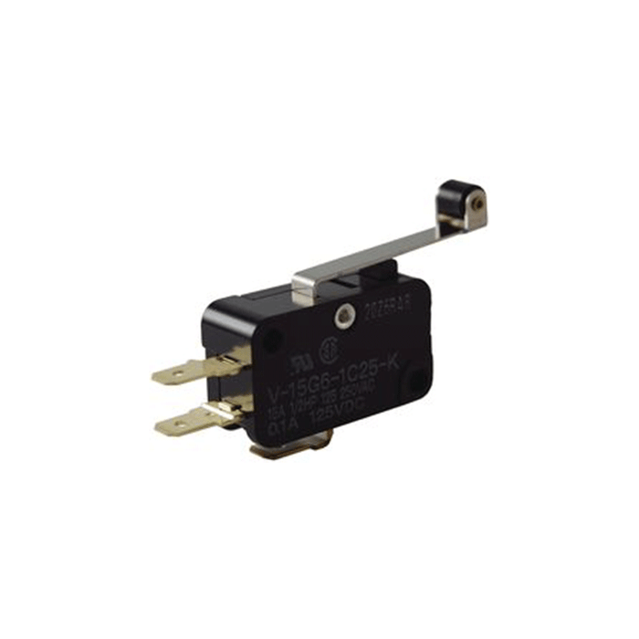 NTE Electronics 54-400 Miniature Snap Action Switch with Roller Actuator
