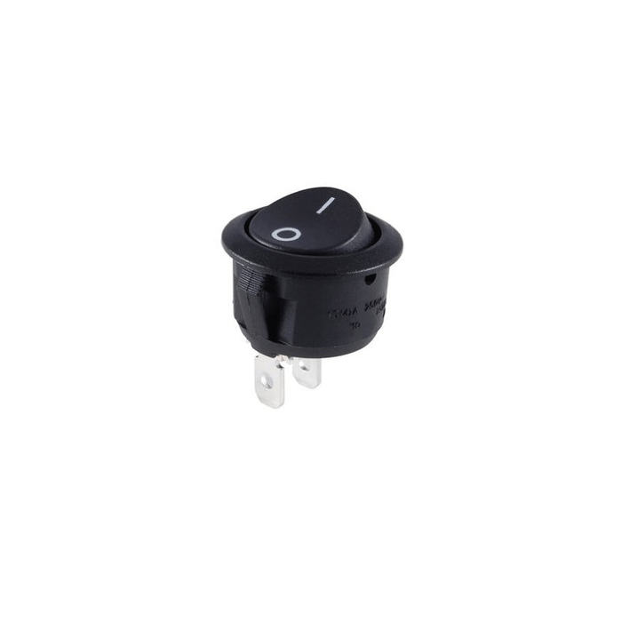 NTE Electronics 54-505 Snap-In Round Hole Rocker Switch without Legend SPDT Circuit
