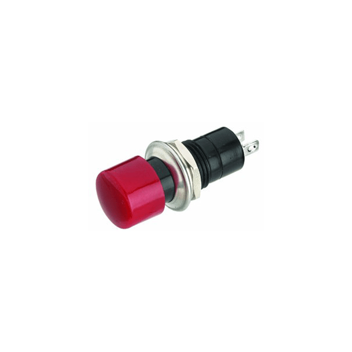 NTE Electronics 54-556 Red Pushbutton Switch Off-(On)