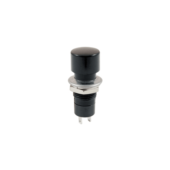 NTE Electronics 54-558 Black Pushbutton Switch Off-(On)