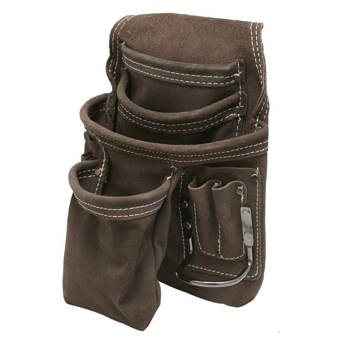 Bucket Boss 54063 10 Pocket Suede Leather Pouch, Pouches