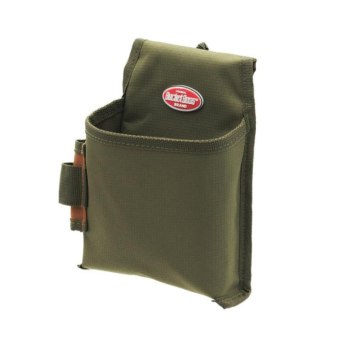 Bucket Boss 54160 Fastener Tool Pouch with FlapFit in Brown, 54160, Green