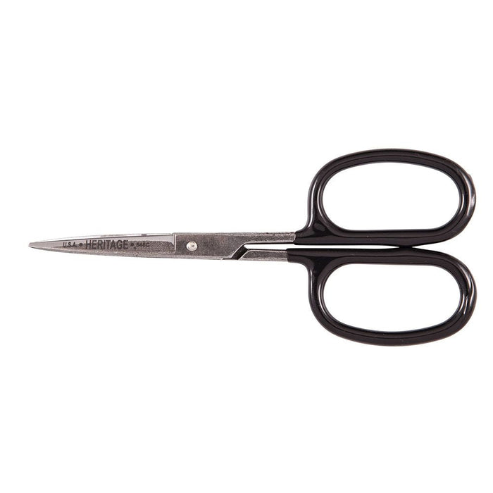 Heritage Cutlery 546SLIC 5 1/2'' Rubber Scissor w/ Slight Curved Blade