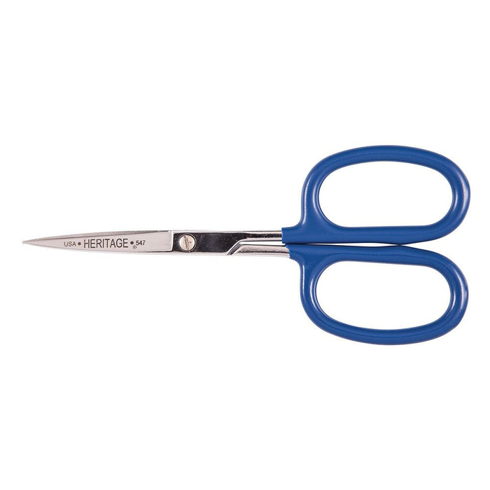 Heritage Cutlery 547 5 1/2'' Rubber Flashing Scissor w/ Plating