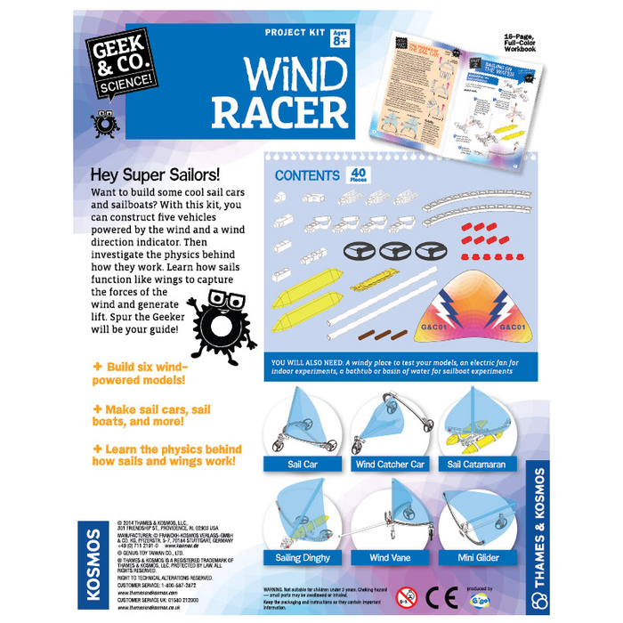 Thames and Kosmos 550016 Wind Racer