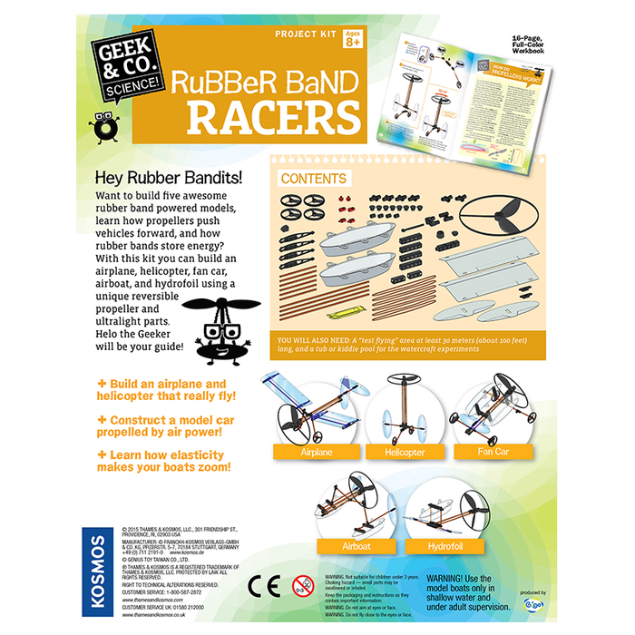 Thames and Kosmos 550020 Rubber Band Racers