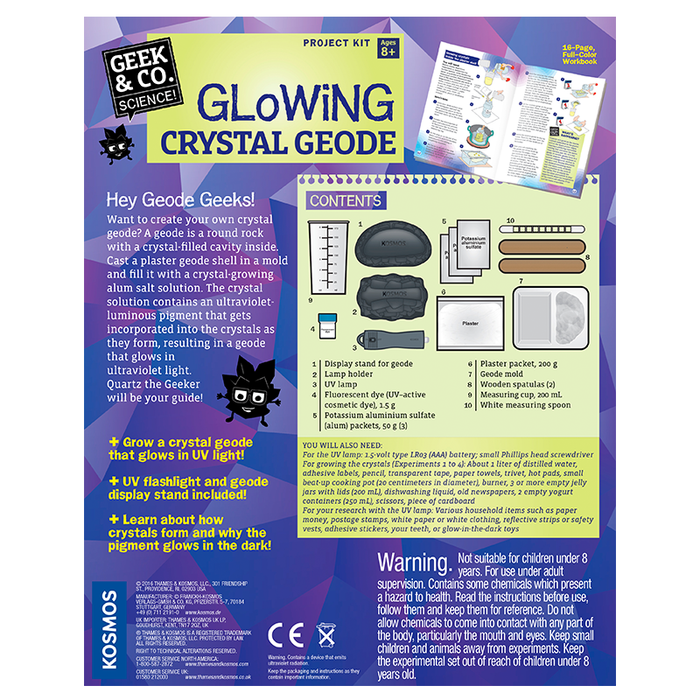 Thames and Kosmos 550022 Glowing Crystal Geode