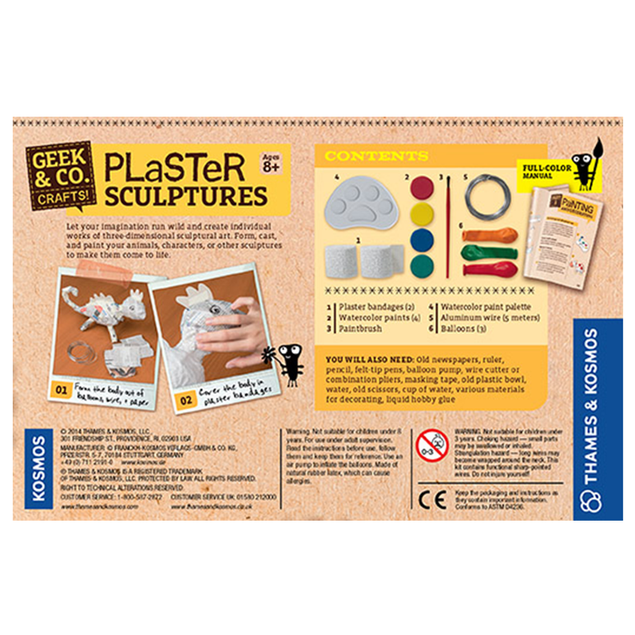 Thames and Kosmos 553005 Craft Plaster Sculptures
