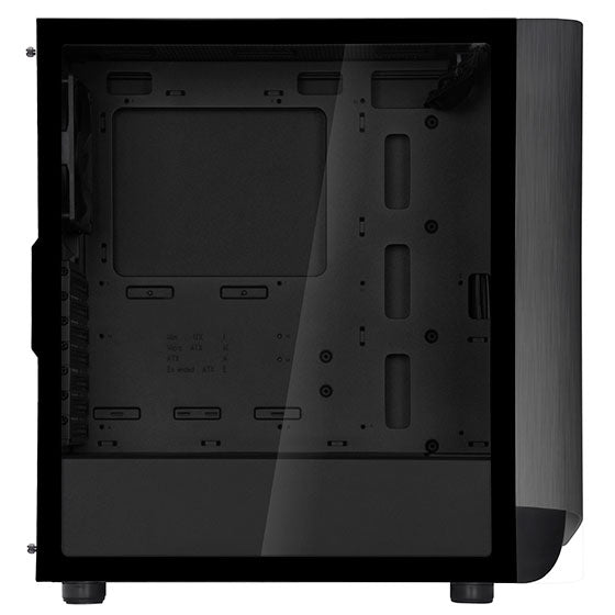 SilverStone SEA1TB-G ATX mid-tower case with aluminum bezel and steel chassis