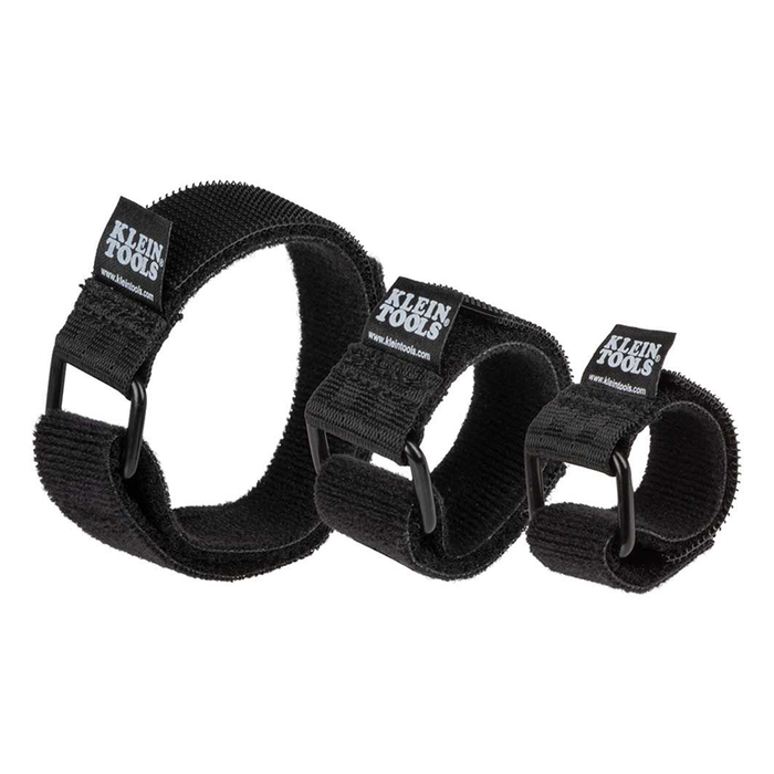 Klein Tools 450-600 Hook and Loop Cinch Strap, 6, 8, and 14-Inch Multi-Pack