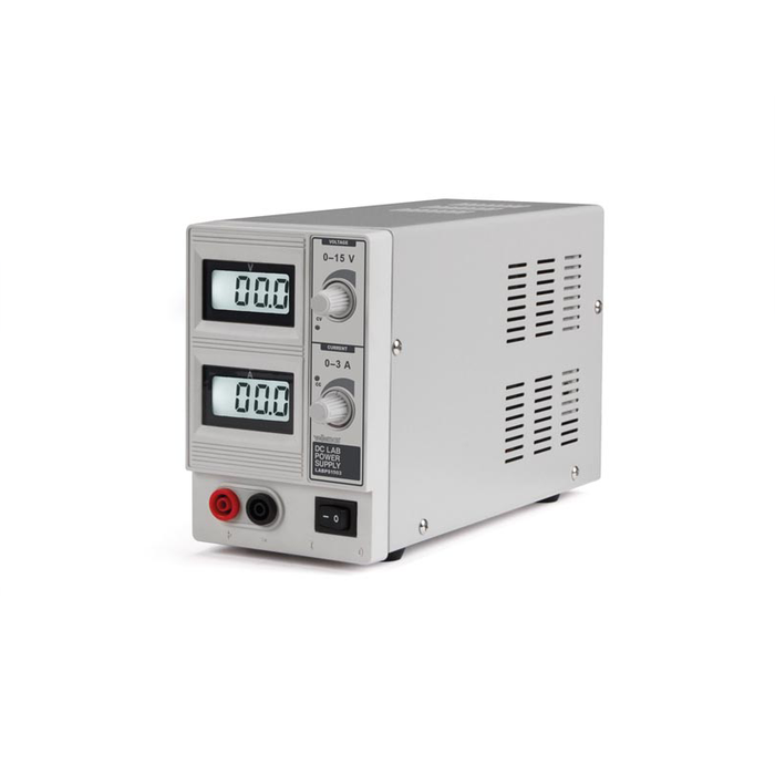 Velleman LABPS1503 DC LAB POWER SUPPLY 0-15 VDC / 0-3 A MAX WITH DUAL LCD