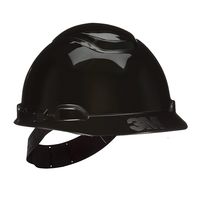 3M Hard Hat H-712P, Black 4-Point Pinlock Suspension