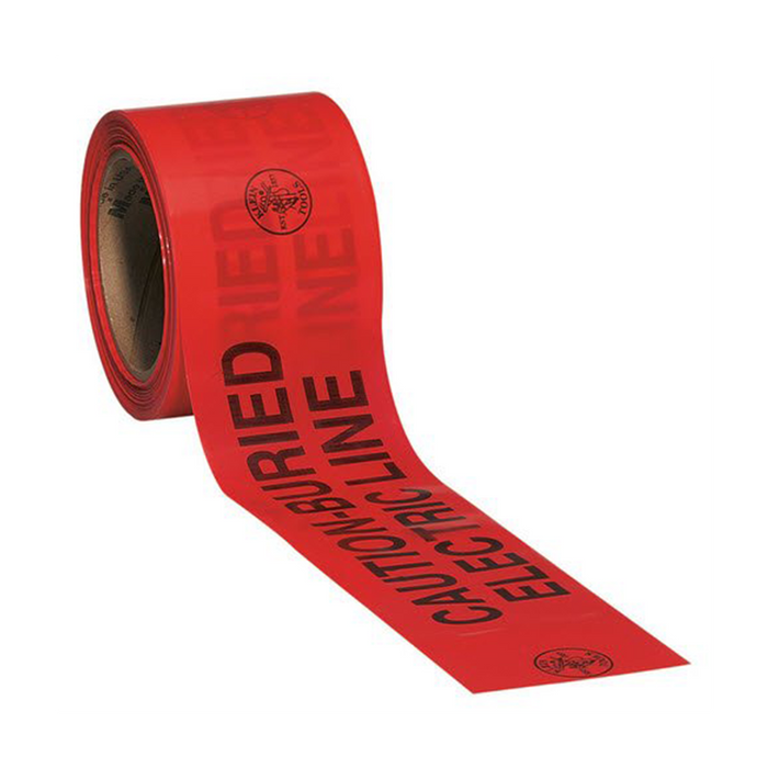 Klein Tools 58003 1000' Caution Electric Line Barricade Warning Tape