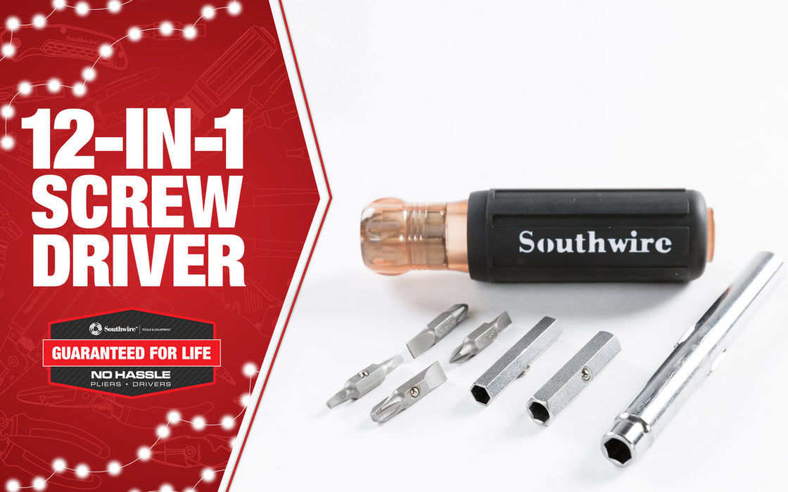 Southwire SD12N1 12-IN-1 Multi-Bit Screwdriver