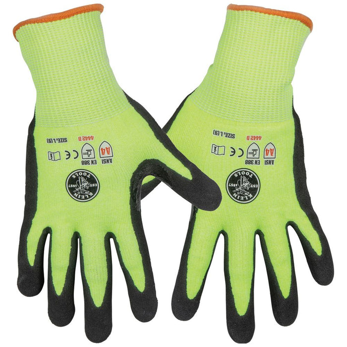 Klein Tools 60186 Work Gloves, Cut Level 4, Touchscreen, Large, 2-Pair