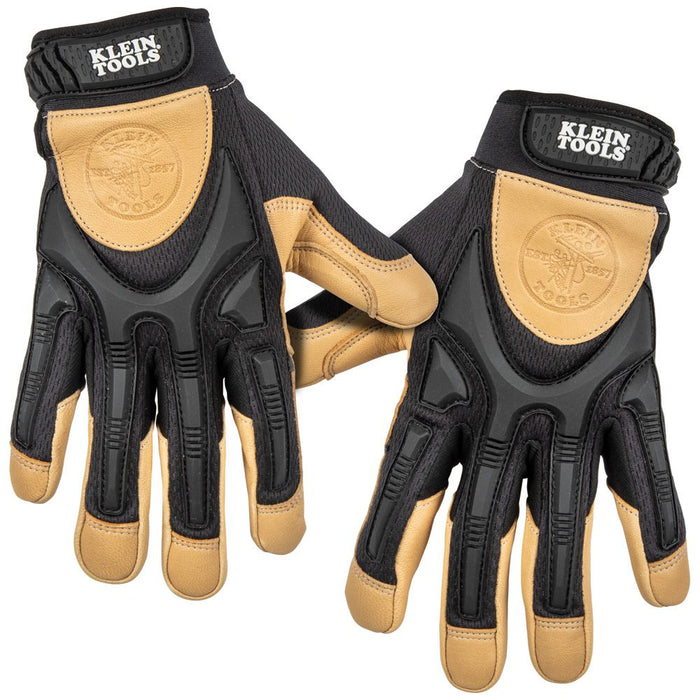 Klein Tools 60189 Leather Work Gloves, X-Large, Pair