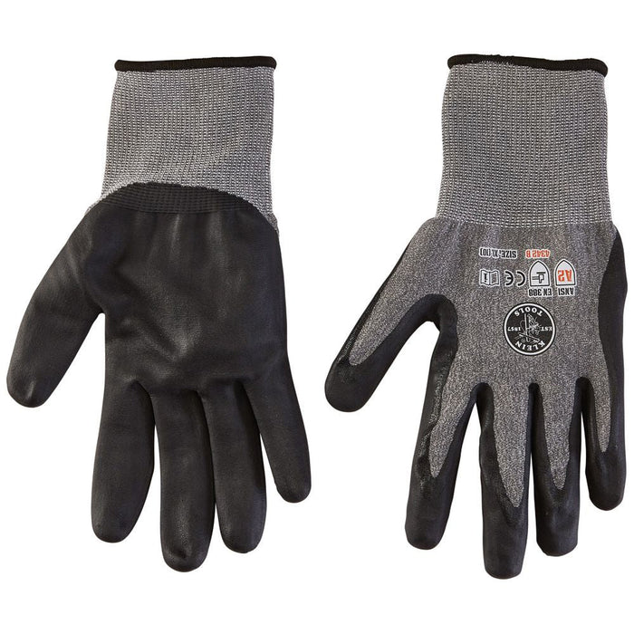 Klein Tools 60197 Work Gloves, Cut Level 2, Touchscreen, X-Large, 2-Pair