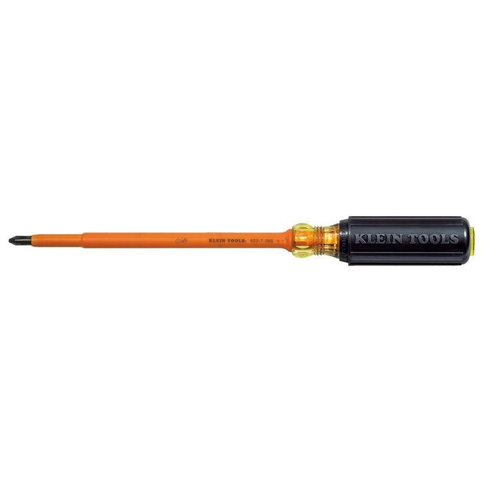Klein Tools 603-7-INS Insulated #2 Phillips-Tip Screwdriver