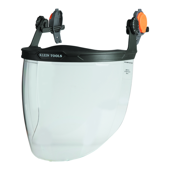 Klein Tools 60472 Face Shield, Safety Helmet and Cap-Style Hard Hat, Clear