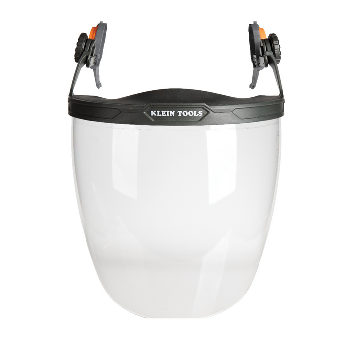 Klein Tools 60472 Face Shield, Safety Helmet and Cap-Style Hard Hat, Clear