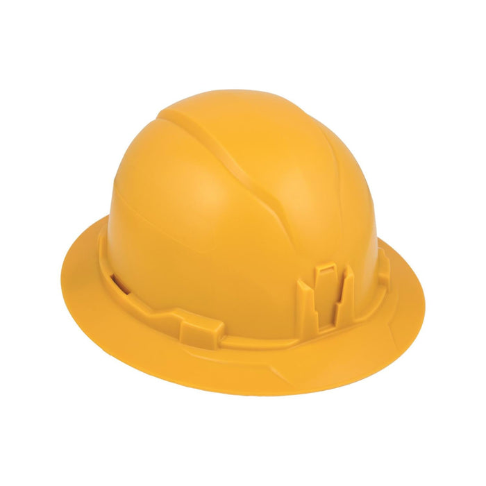 Klein Tools 60489 Yellow Hard Hat, Non-Vented, Full Brim Style, Class E