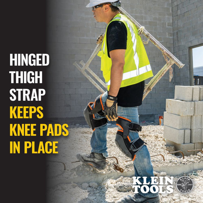 Klein Tools 60491 Heavy Duty Hinged Knee Pads