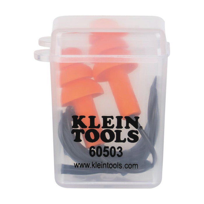 Klein Tools 605036 Corded Earplugs, 6-Pair Pack