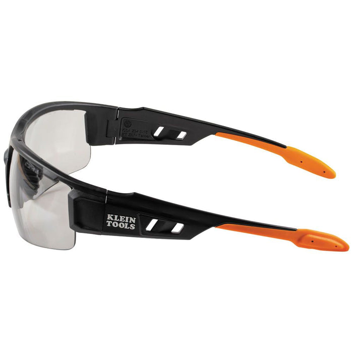Klein Tools 60536 Safety Glasses, Professional PPE Protective Eyewear with Semi Frame, Scratch Resistant and Anti-Fog, Indoor/Outdoor Lens