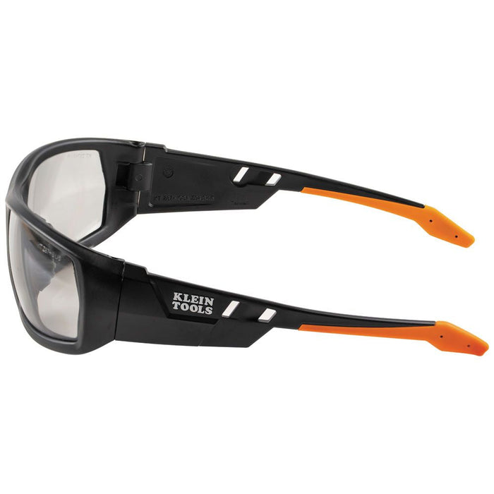 Klein Tools 60537 Safety Glasses, Professional PPE Protective Eyewear with Full Frame, Scratch Resistant and Anti-Fog, Indoor/Outdoor Lens
