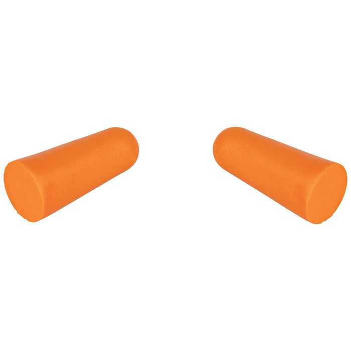 Klein Tools 6054010 Foam Earplugs, 33dB Noise Reduction Rating, Soft Disposable Foam Design, Latex Free, Resealable Pouch, Orange, 10-Pair