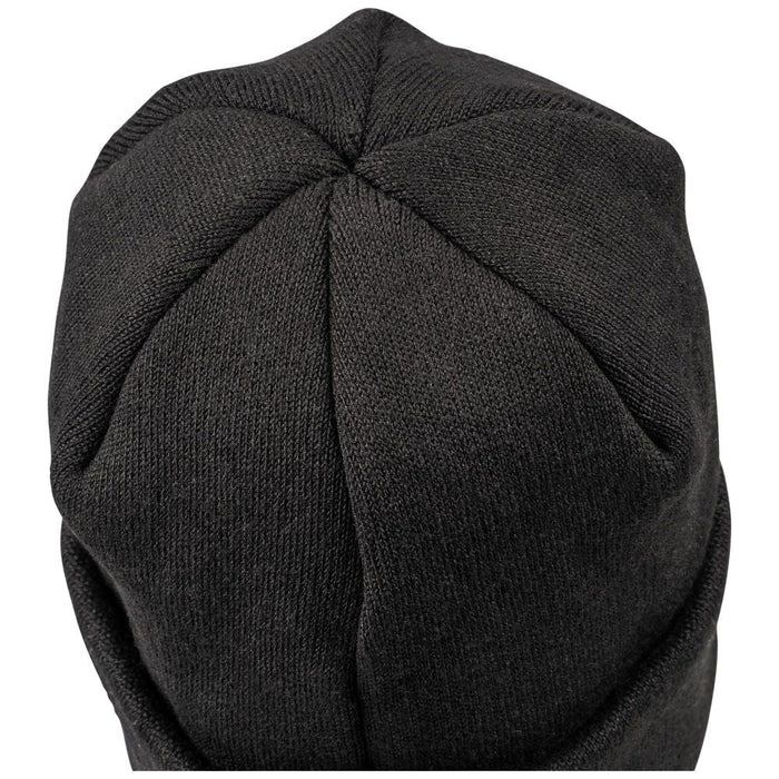 Klein Tools 60569 Heavy Knit Hat, Black, Leather Logo