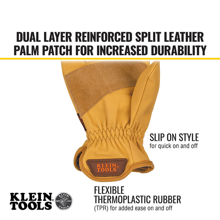 Klein Tools Cowhide Leather Gloves
