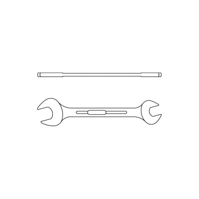 Gedore 6067740 6 Double Open Ended Spanner 25x28 mm