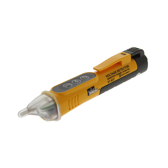 Ideal 61-637 Single Range 24-600V AC Non-Contact Flashlight Tip Voltage Tester