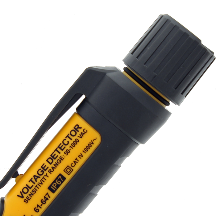 Ideal 61-647 Single Range 50-1000V AC Non-Contact Flashlight Tip Voltage Tester