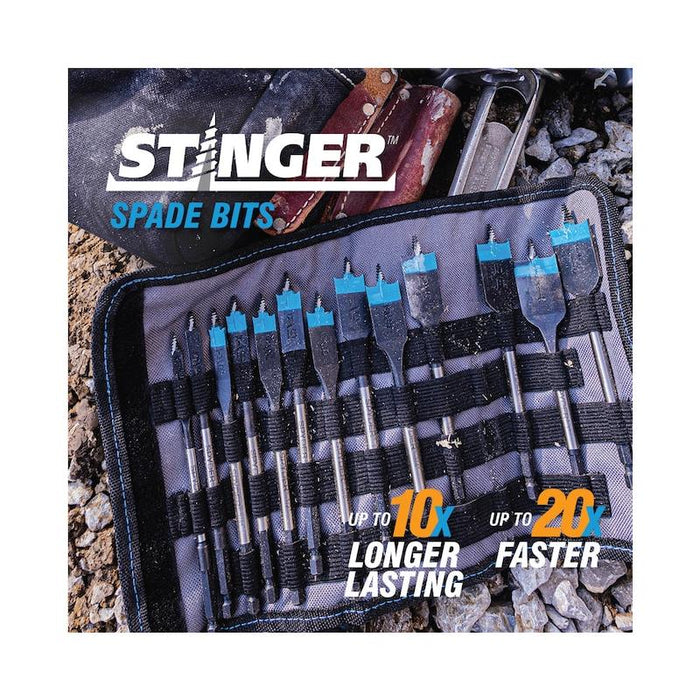 Spyder 11021 SPY Stinger Spade Bit 1/2" X 16" Innovative Non-Clogging