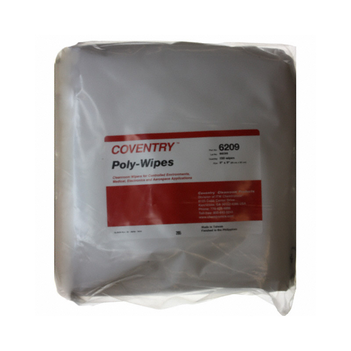 Chemtronics 6209 Coventry Poly-Wipes, 150 Wipes