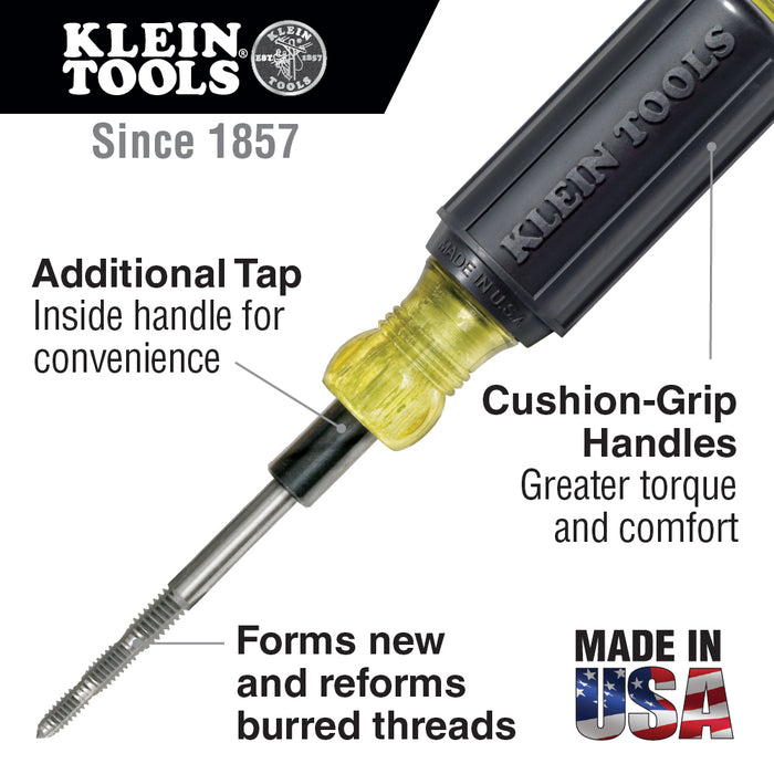 Klein Tools 626 Cushion-Grip 6-in-1 Tapping Tool