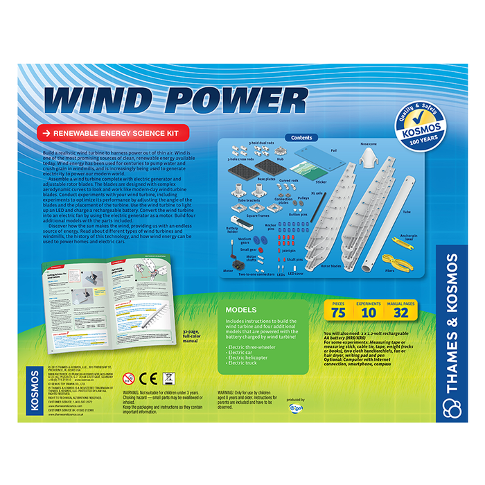 Thames & Kosmos 627928 Wind Power (V 3.0) Science Kit