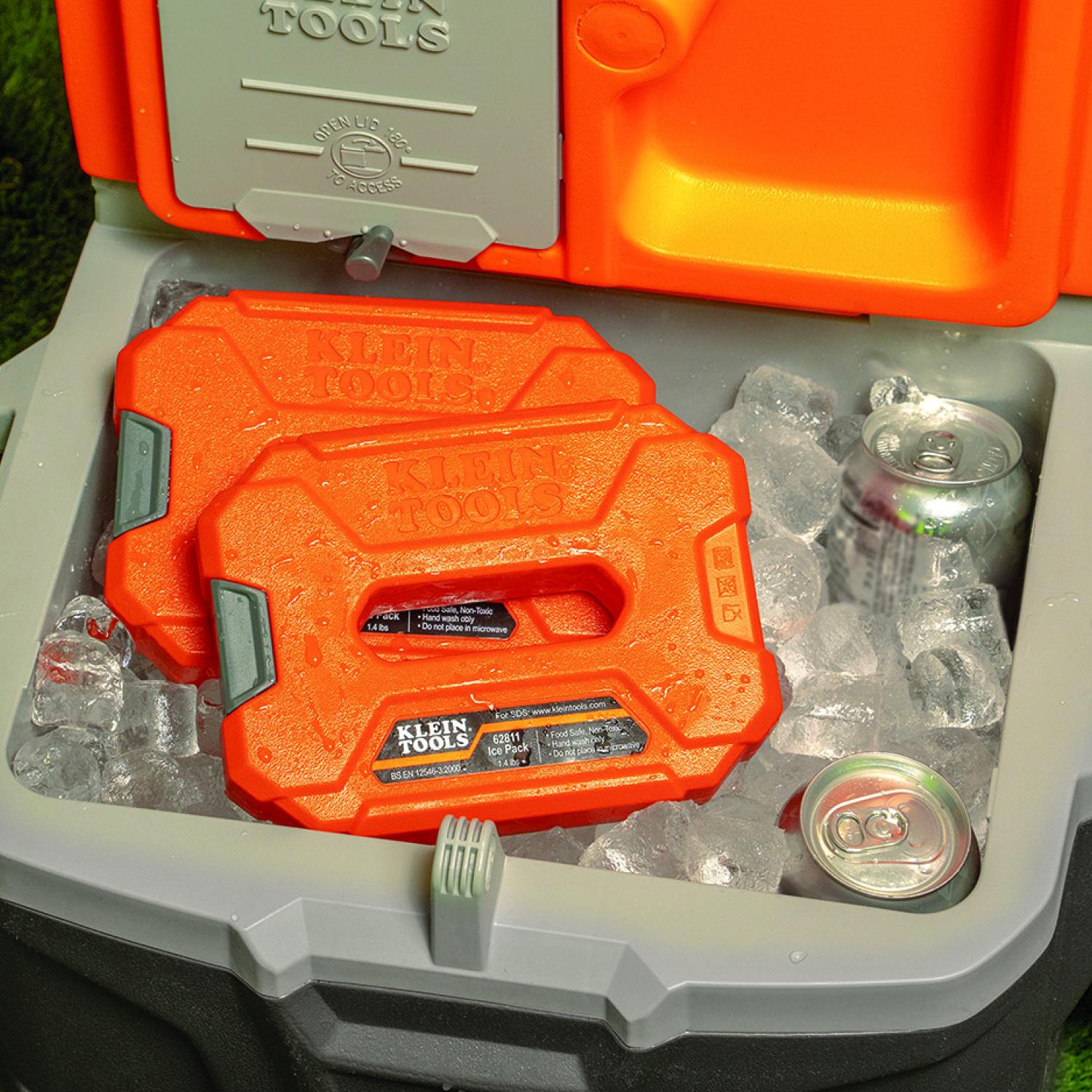 Klein Tools 62811 Reusable Cooler Ice Packs, 2-Pack –