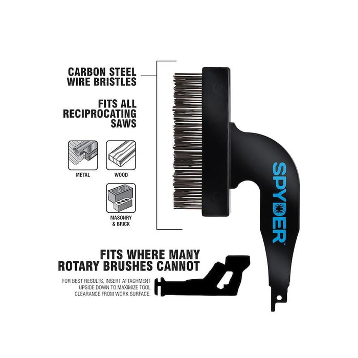 Spyder 400002 Reciprocating Saw Wire Brush Attachment