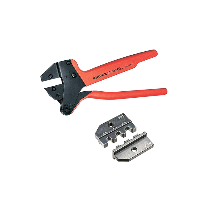 Knipex 9K 00 80 62 US Crimp System Pliers and Crimping Die - Solar Cable Connectors MC4 (Multi-Contact) w/ Case