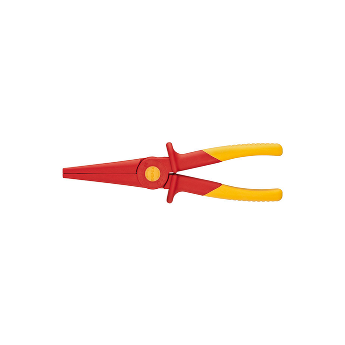 Knipex 98 62 02 Flat Nose Plastic Pliers 1000V Insulated, Red/Yellow