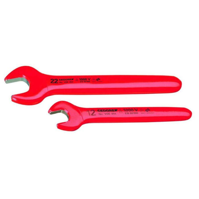 Gedore 6572550 894 VDE Single Open Ended Spanner 14 mm