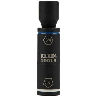 Klein Tools 66080 2-in-1 Penta/Hex Flip Socket with Adapter