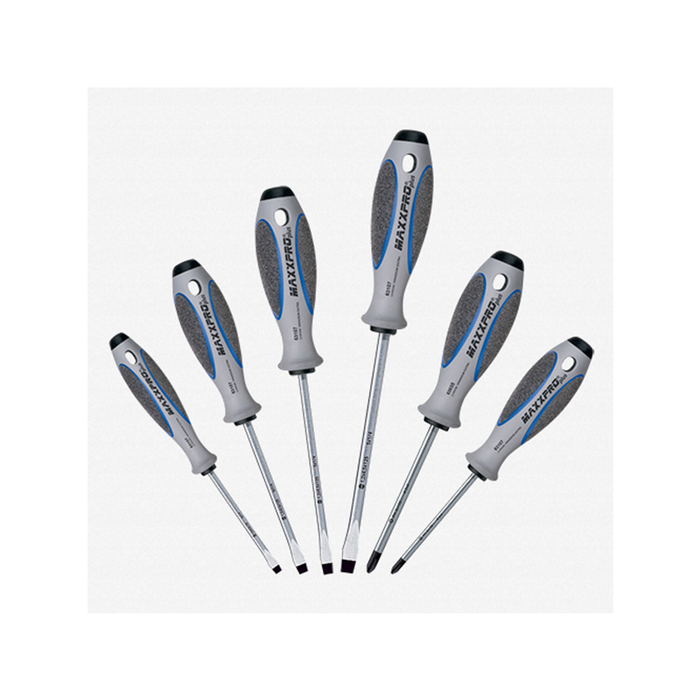 Witte 663864 Maxxpro Plus Slotted and Phillips Screwdriver Set, 6 Piece